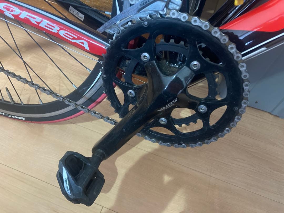 【送料込みになりました】ORBEA ロードバイク AQUA ブラック/レッド