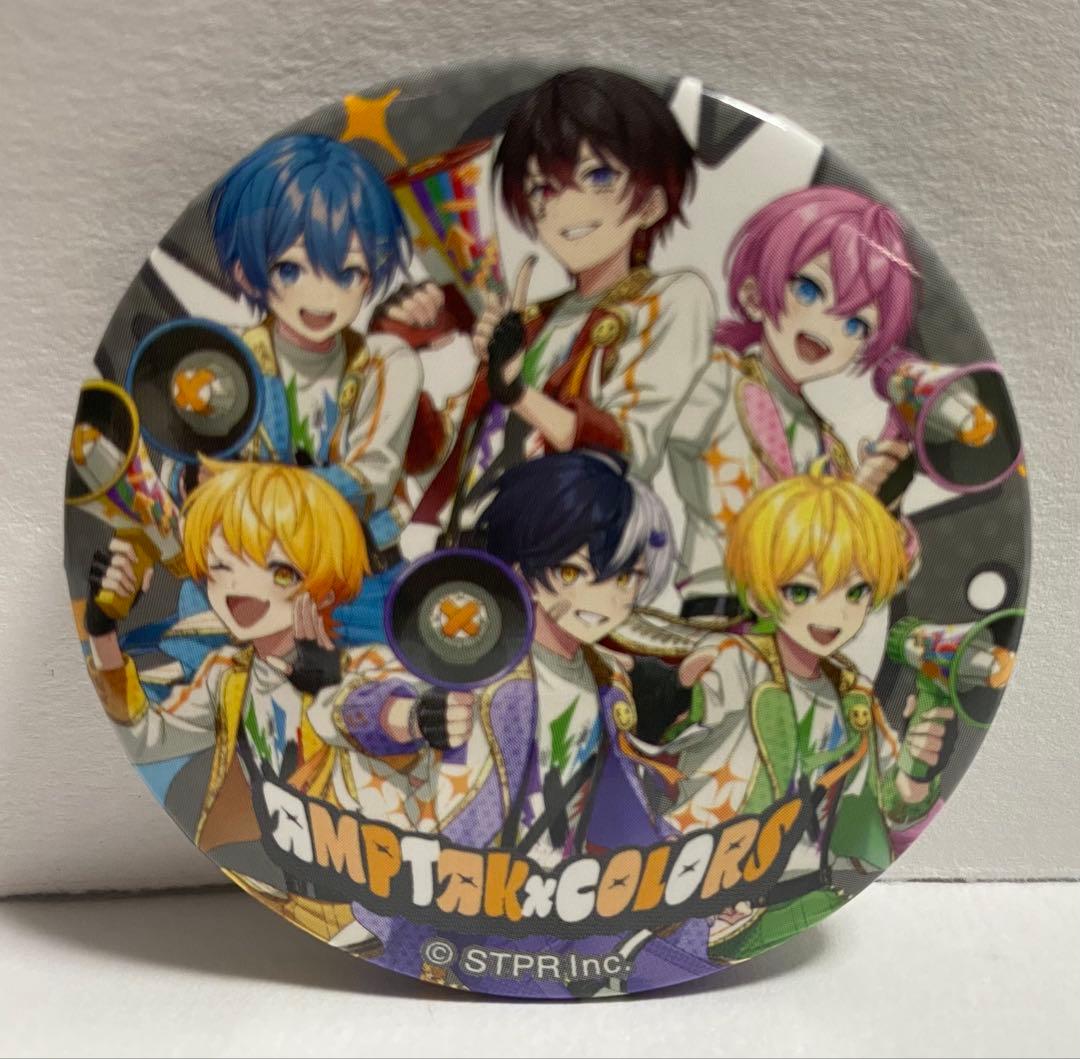 まぜ太くん レインボーロード中77%等身缶バッジ まぜ太くん レインボー