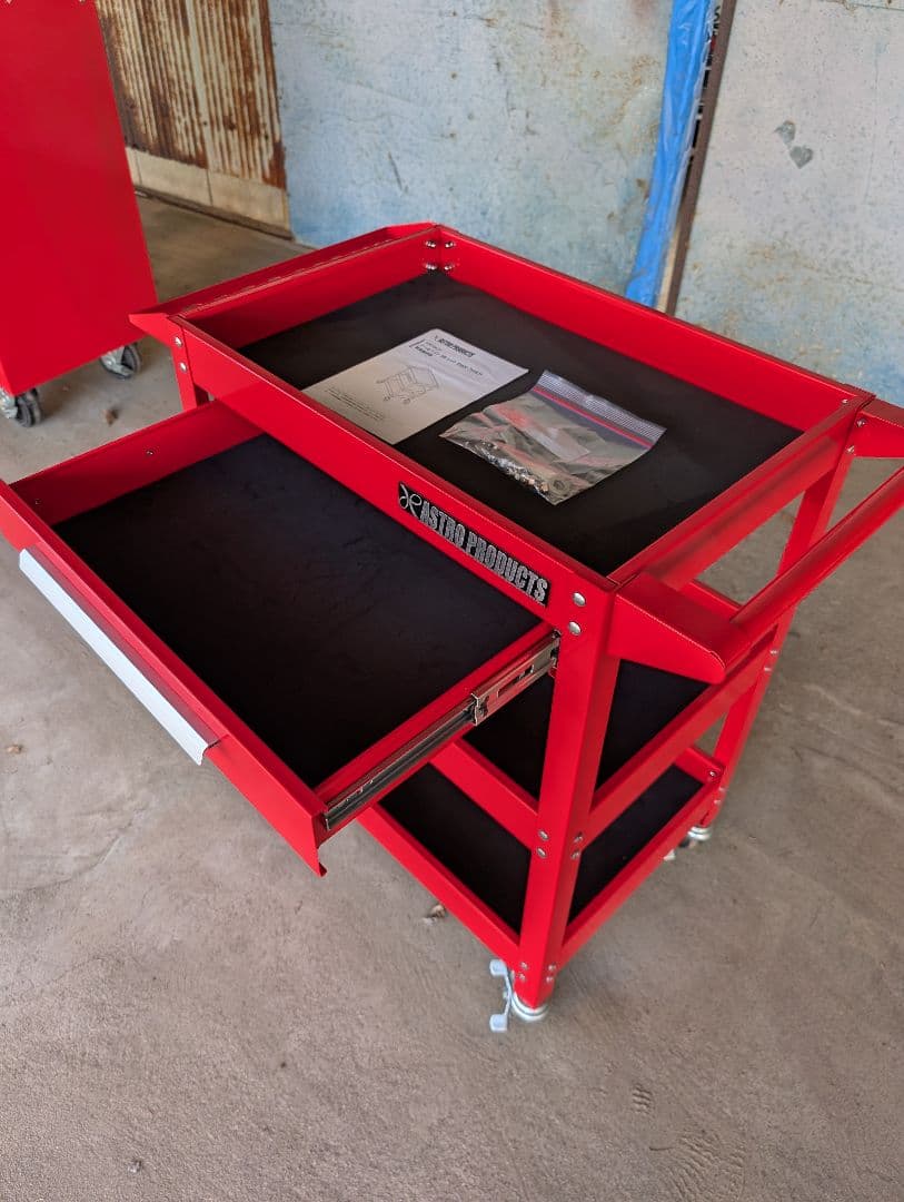 引き取り限定 ASTROPRODUCTS7段キャビネット ツールワゴンセット販売
