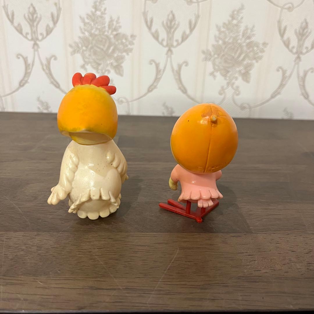 アンティーク】ブルマァク カリメロ チェシラ＆プリシラ ソフビ人形 2