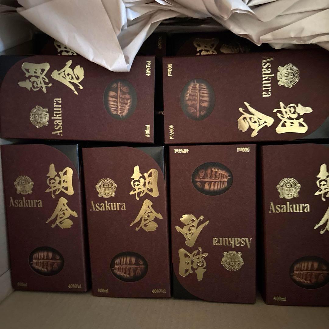 ミッキー様専用 篠崎 朝倉 焼酎 福岡県 500ml 40% 麦焼酎 6本セット