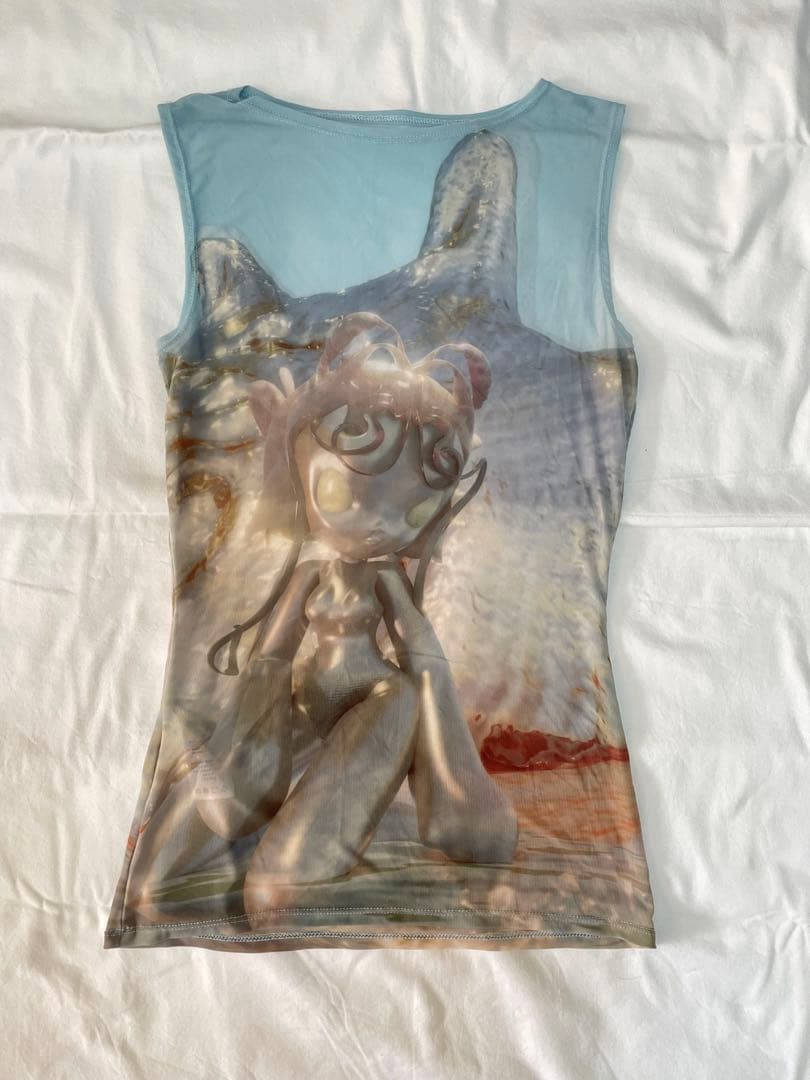 トップス Gabrielle Rosenstein MESH TANK : HORIZON