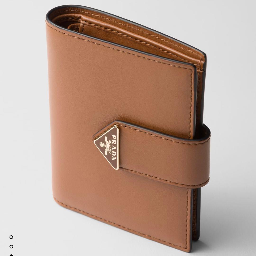 《hime》PRADA プラダ ブラウン 二つ折り財布