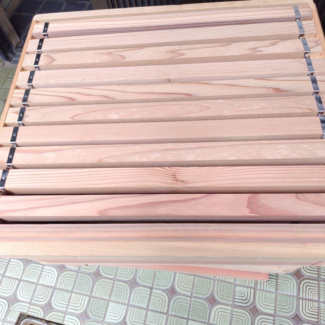 西洋蜜蜂の巣箱、杉板材使用 （10枚かけ）二段使用 縦54㎝✕横45✕高60