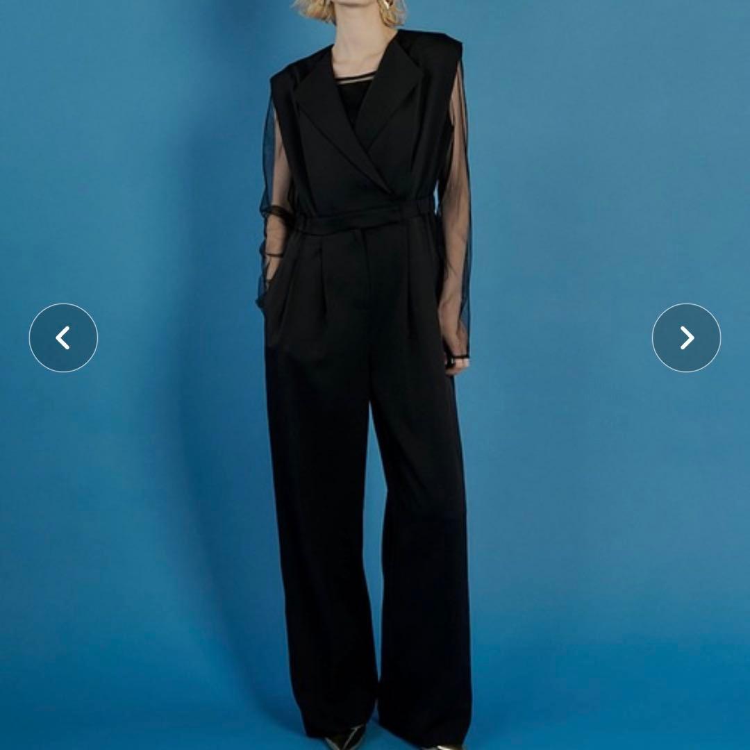 新品タグ付き】et.UNiVER 2way オールインワン ドレス ブラックS