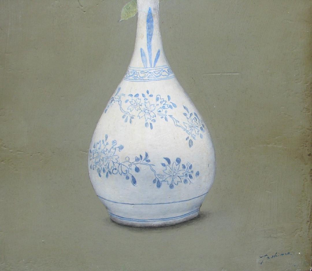 リアリズムの精髄,戸嶋但「紅薔薇」4号油彩 - メルカリ