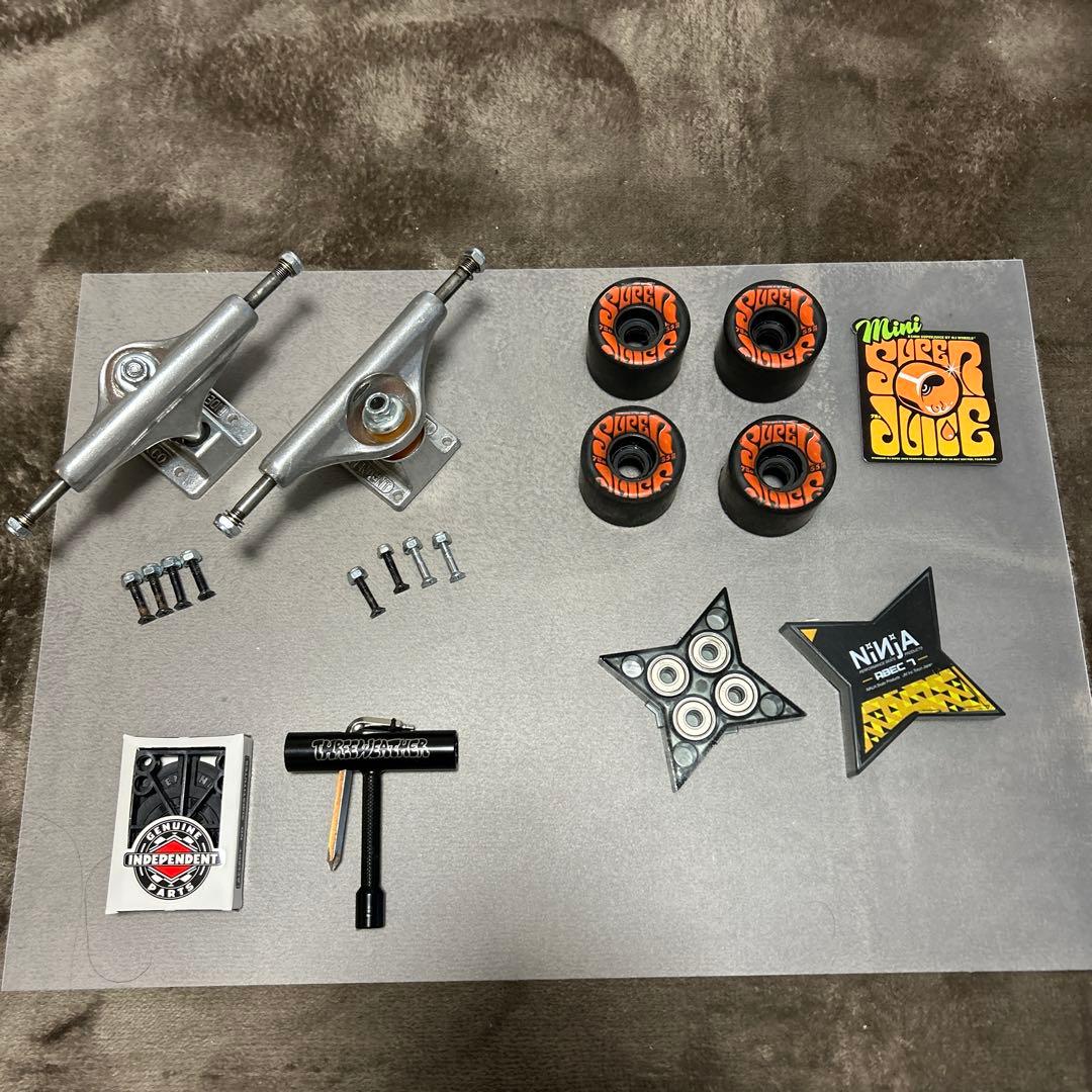みぱぱスケートボードパーツセット INDEPENDNT、NiNj、OJ 他