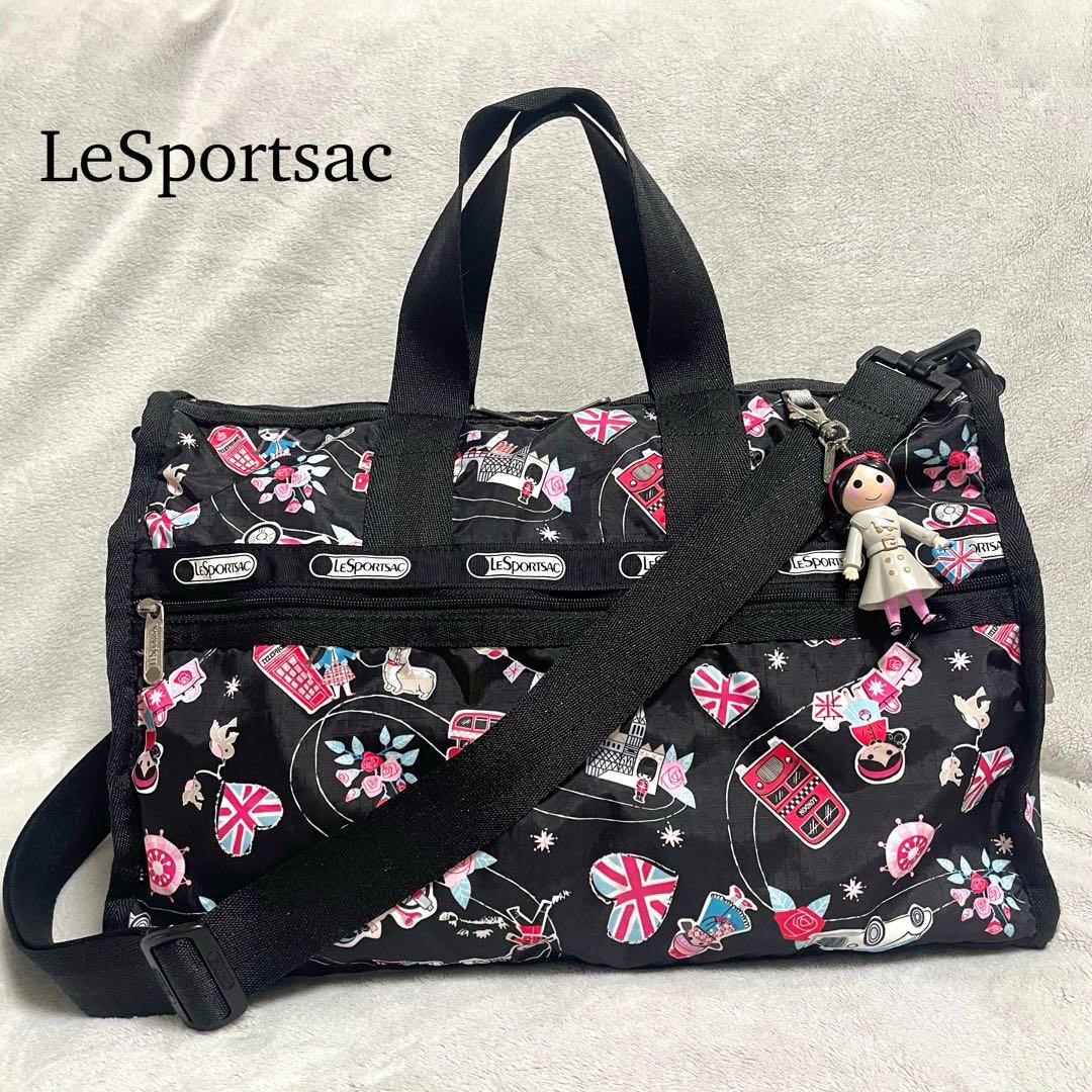 レスポートサック イッツアスモールワールド ロンドン ボストンバッグ
