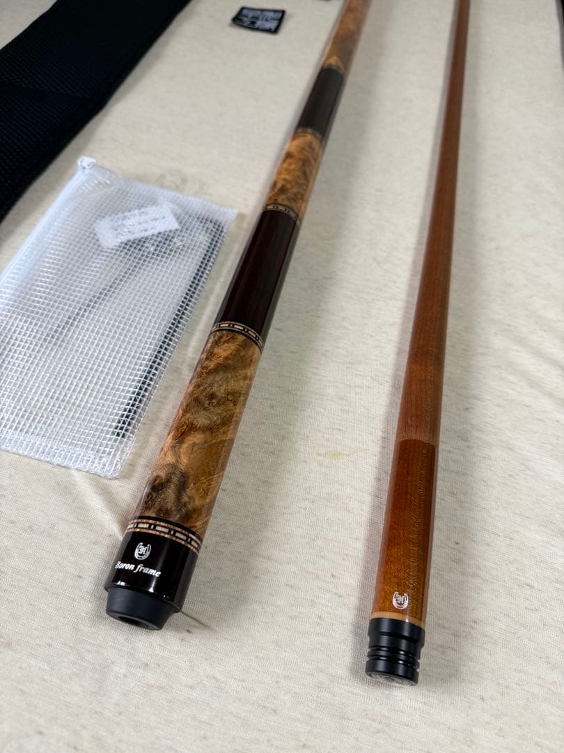 新作　早川工房カスタムキュー　グリップ3分割　NO.354