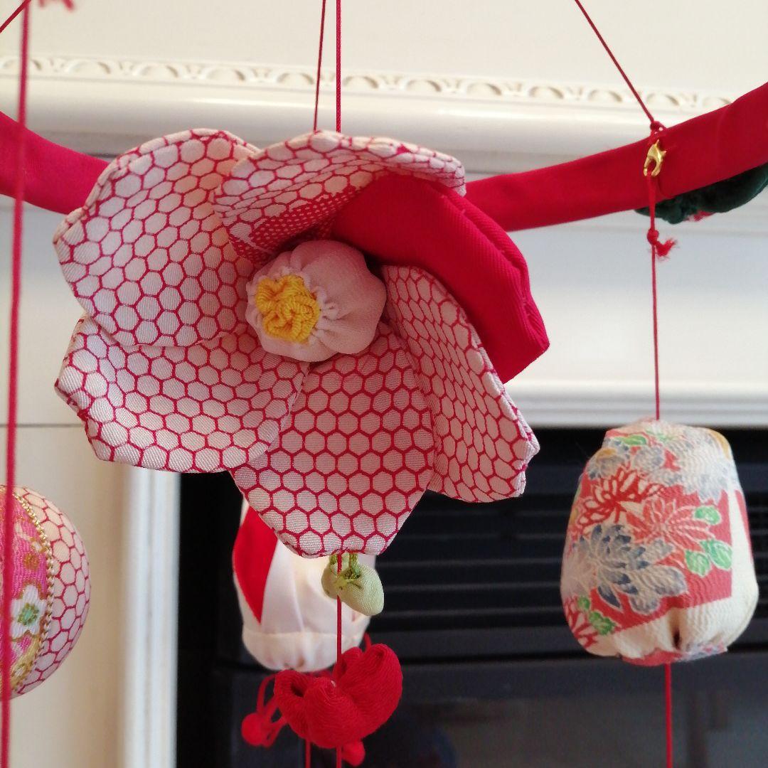 吊るし雛　吊るし飾り　ちりめん細工　　下げもん　ひな祭り