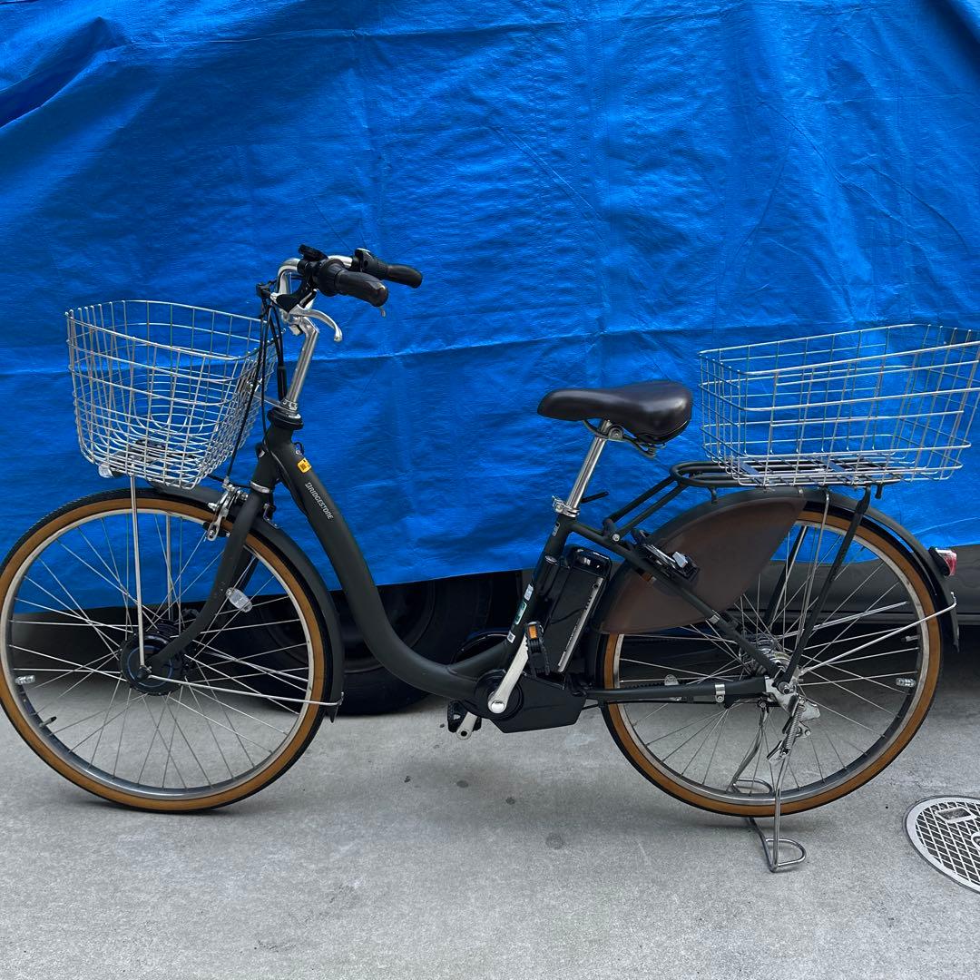 ブリヂストン 電動アシスト自転車FRONTIA DX カーキ 26インチ