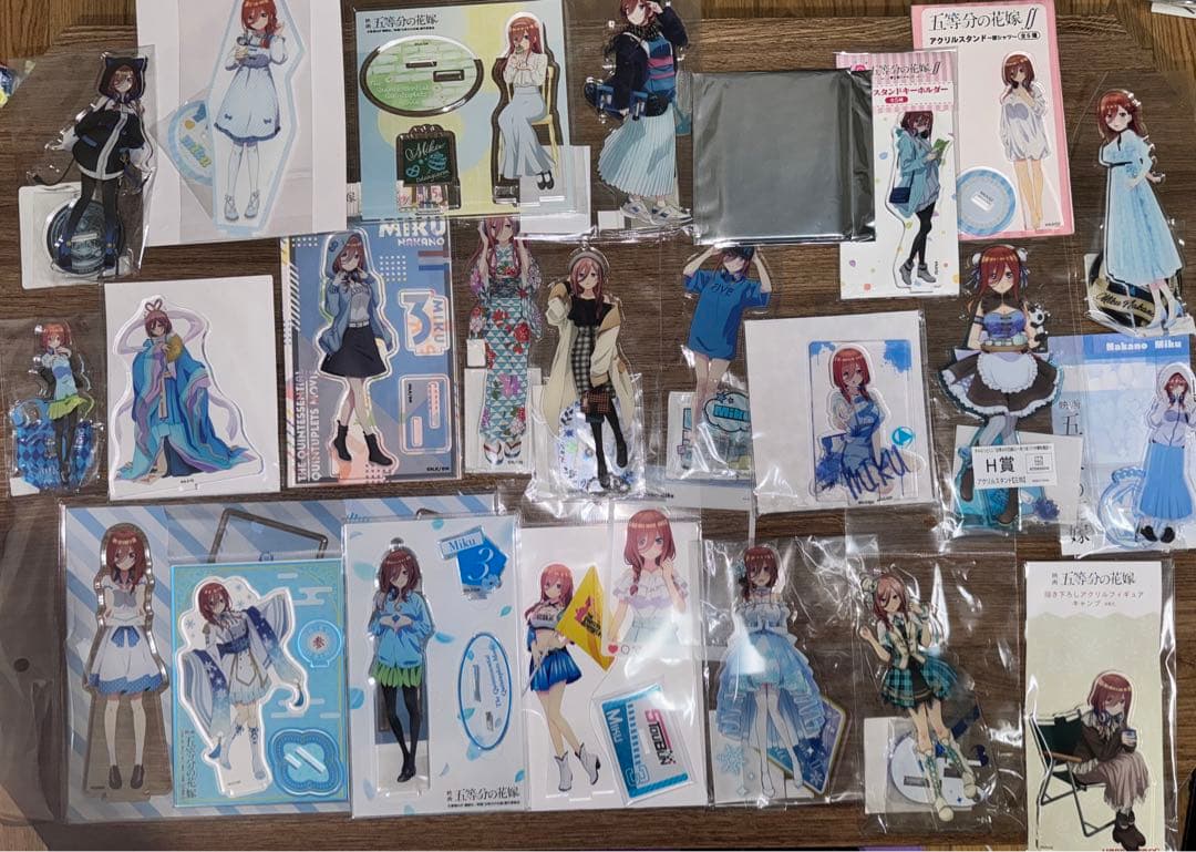 中野三玖アクリルスタンド未開封まとめ売り　（ハイチュウ懸賞）