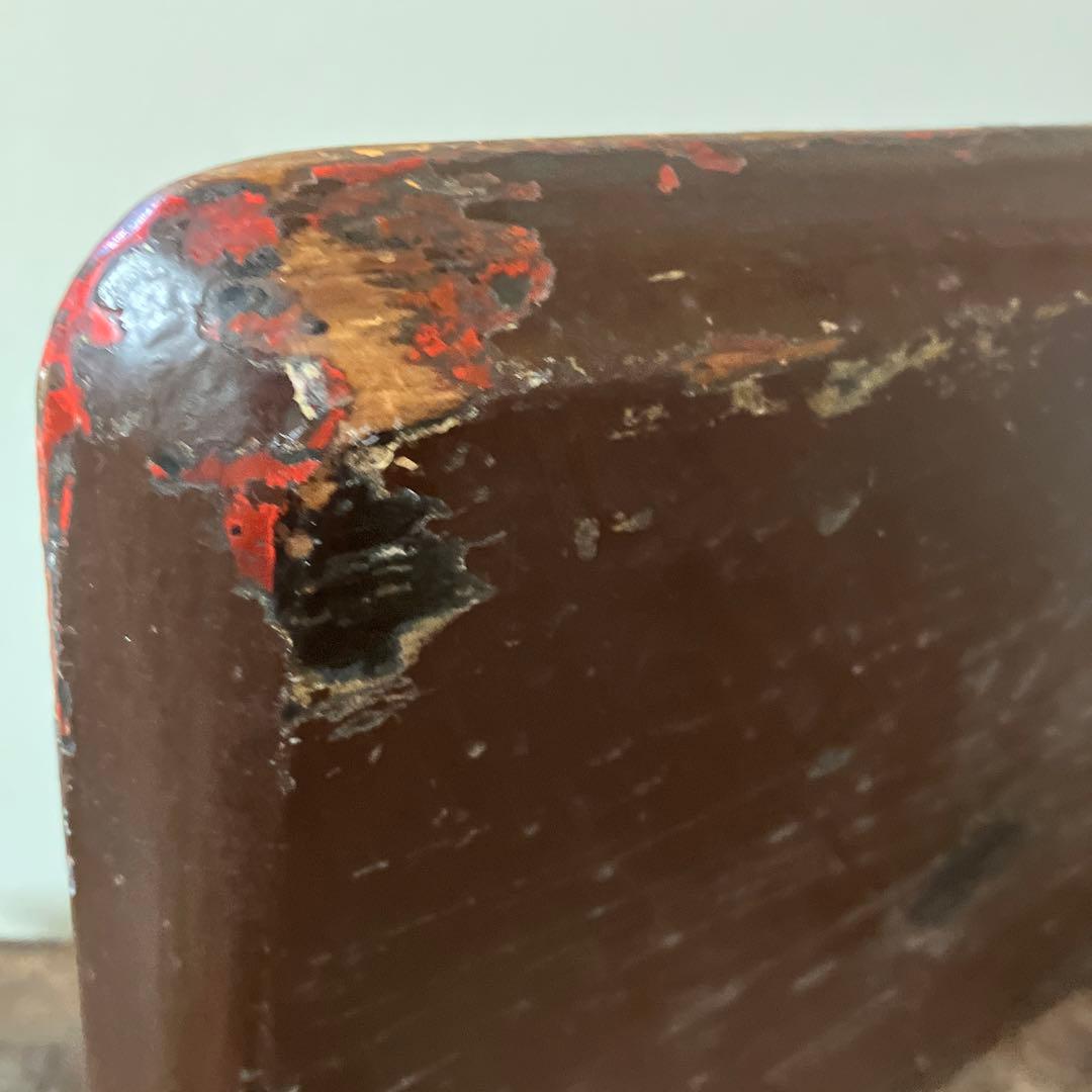 古民芸 盆 朱塗 〜明治時代頃 根来 矢部盆 讃岐盆 根来盆