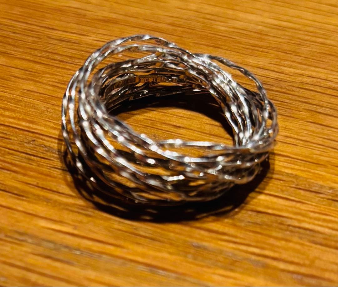 m*o様 平松保城　ケージリング　鳥の巣リング　指輪　シルバー925 20号