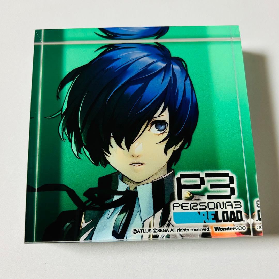 ペルソナ3 リロード WonderGOO 主人公 結城理 アクリルブロック