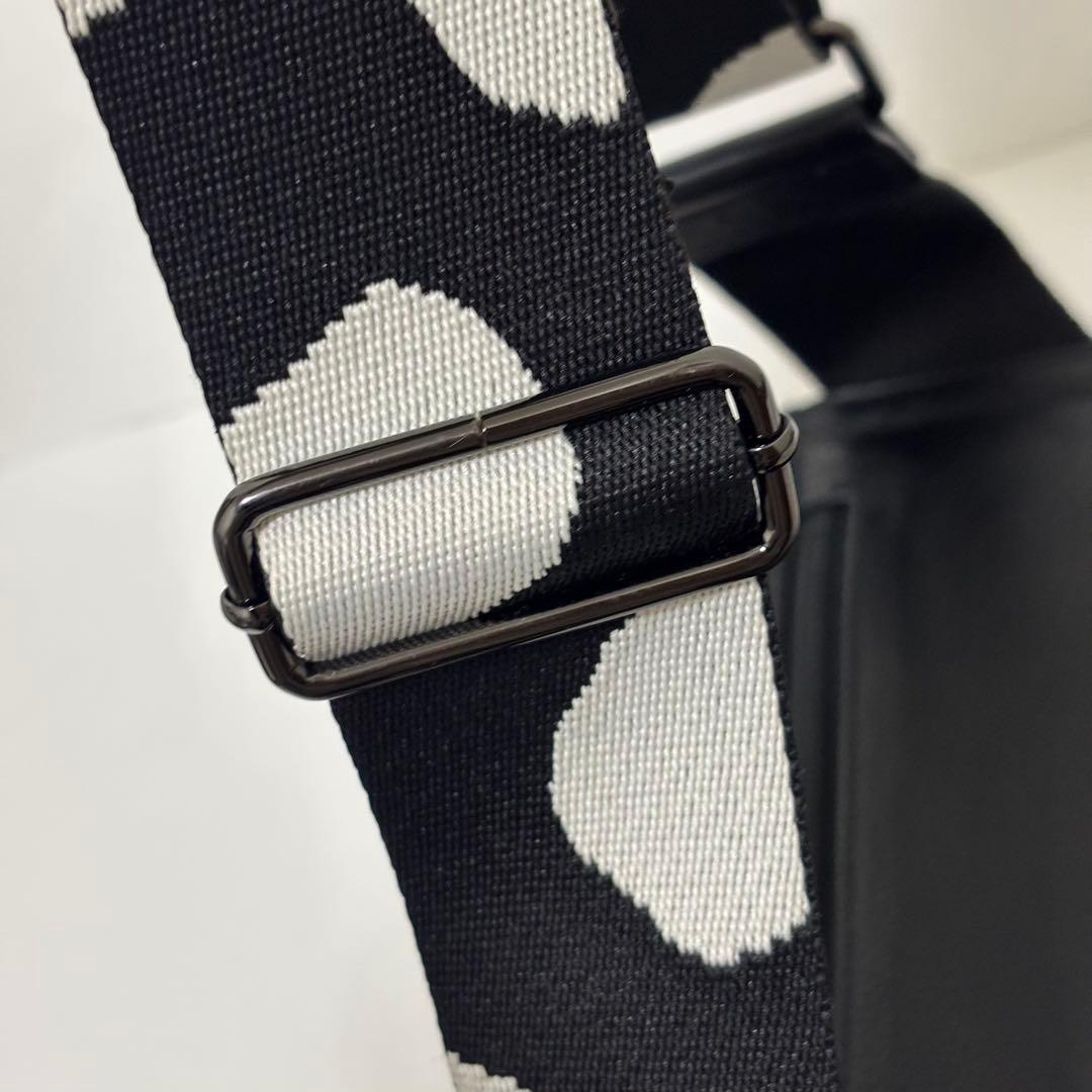 イアパピヨネ ワイドテープショルダーバッグ ボディバッグ ダルメシアン