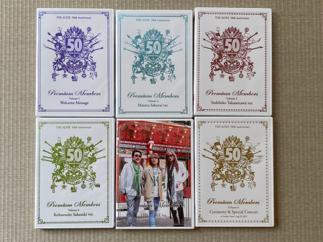 THE ALFEE 50th Anniversary DVD vol.1〜6
