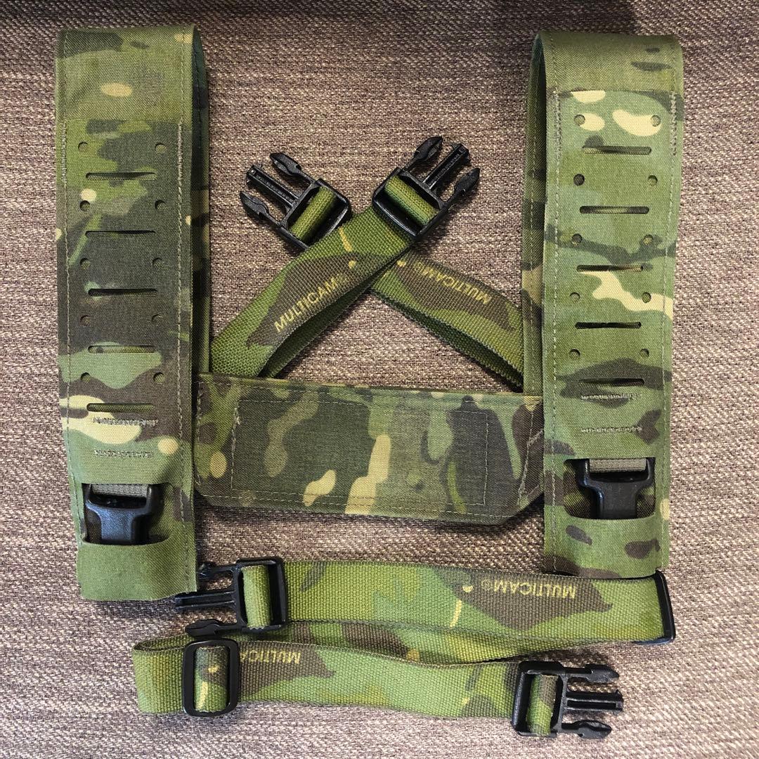 スピリタスシステム Fat Strap &バックストラップ マルチカムトロピック