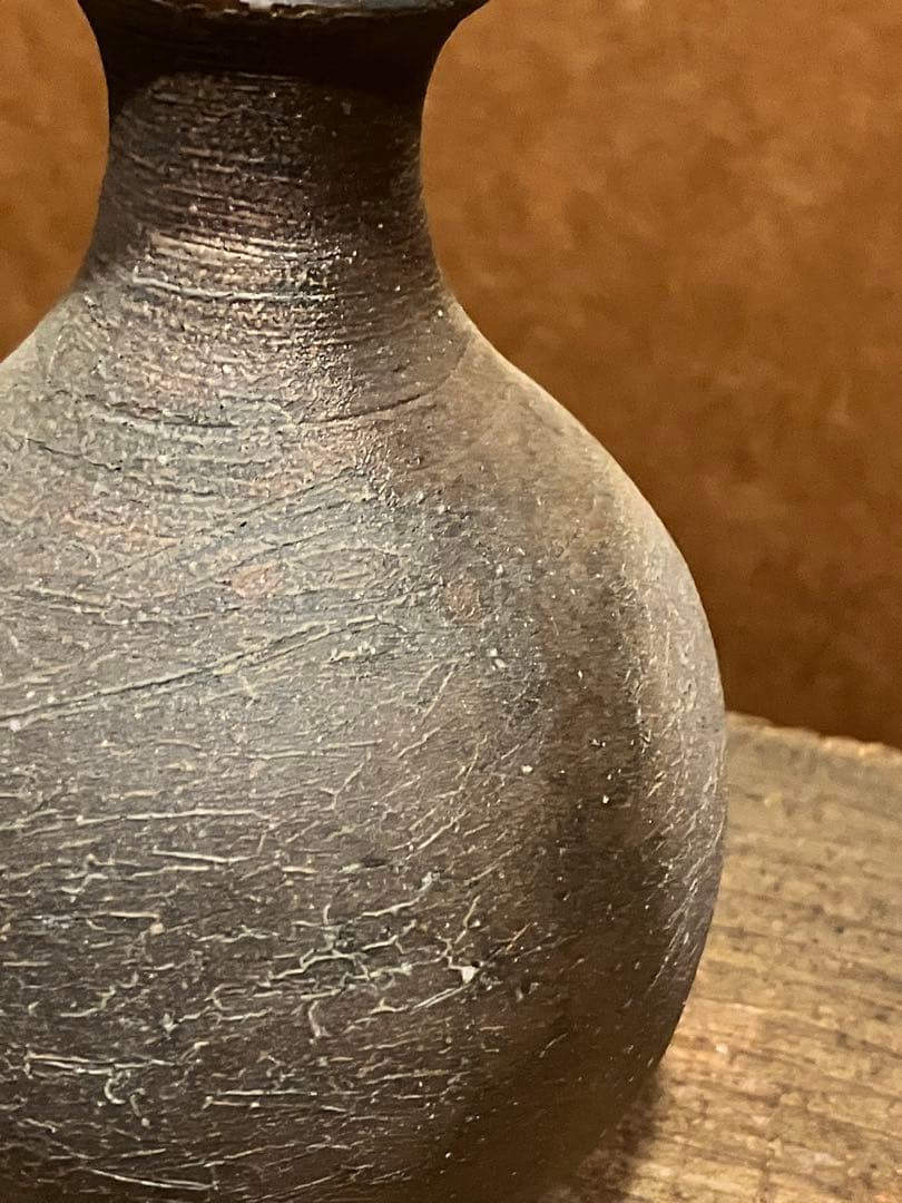 花入 徳利 備前 登窯 作家一点もの