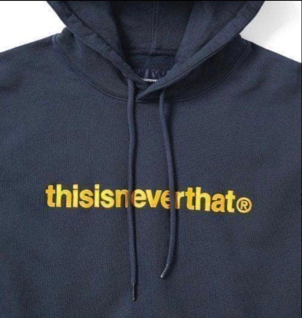 ネバザ フード付パーカー Mサイズ タグ付 韓国 Thisisneverthat