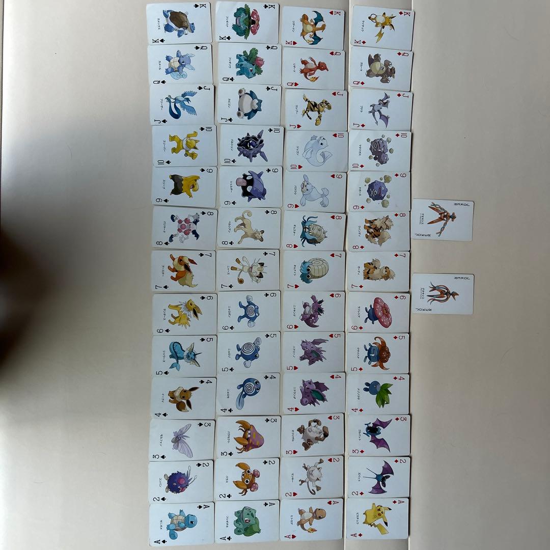 !希少品! ポケモン ポケットモンスターファイアレッド トランプセット