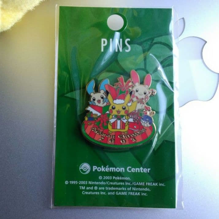 ポケモンセンター！ ピンズ クリスマス プラスル マイナン ピンバッジ