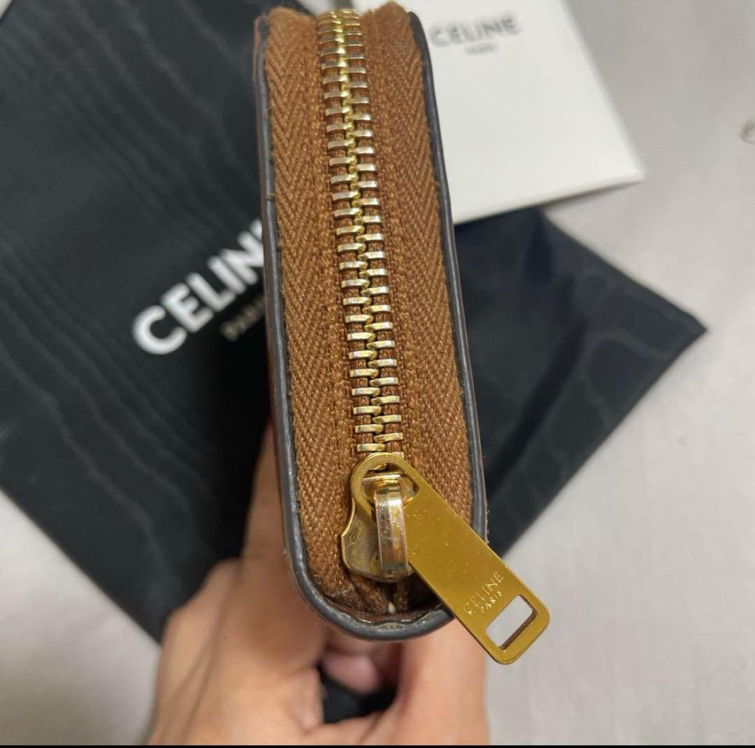 mai最終値下げCELINE ジッパー ウォレット 財布 ケース