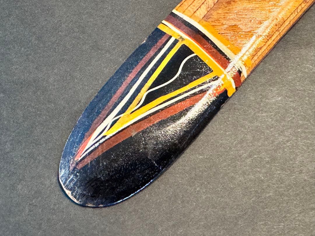 オーストラリアンアボリジナルアート タペストリー2点セット ブーメラン