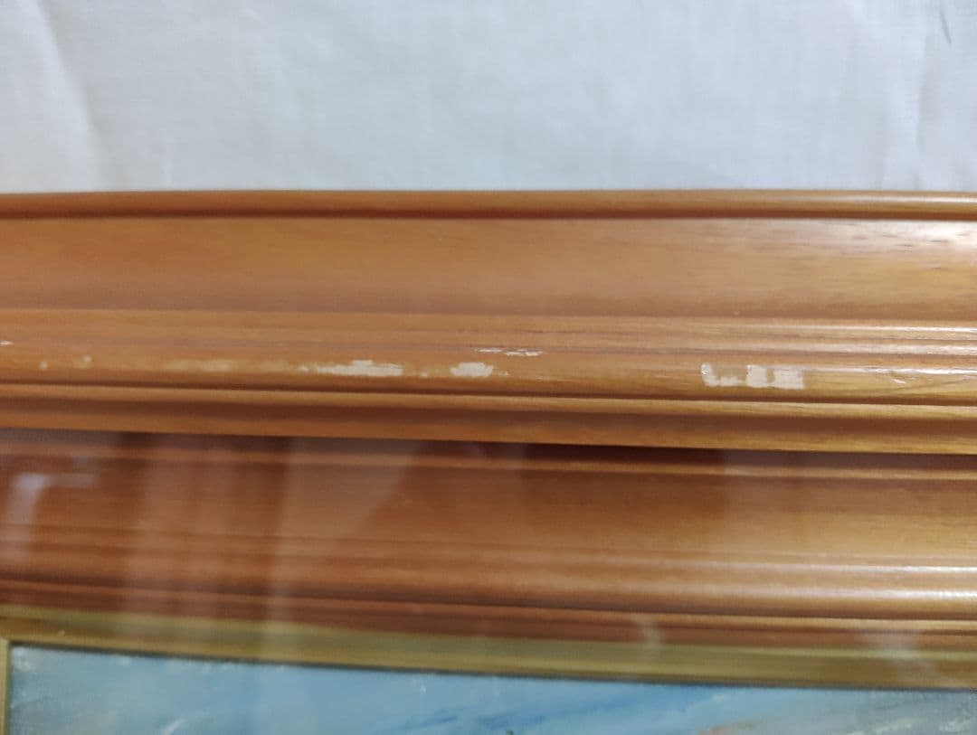 油彩画 小西安夫 エビー高原(韓国岳)