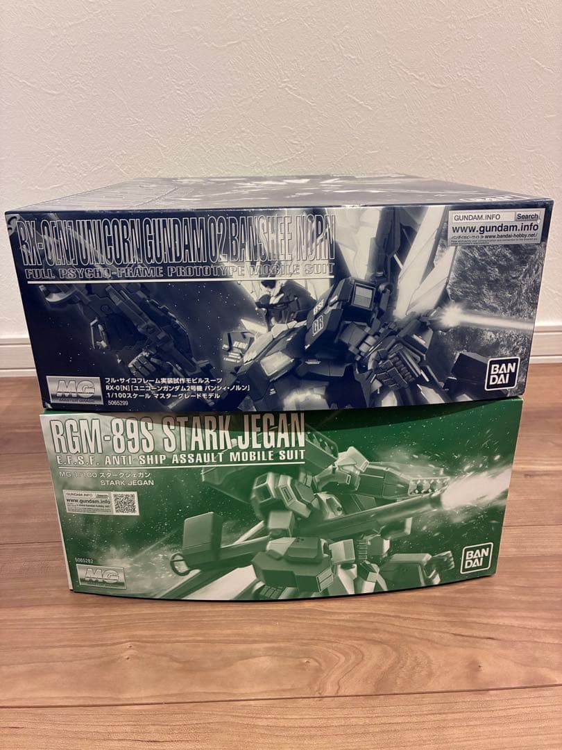 MGバンシィ・ノルン & MGスターク・ジェガン ガンプラまとめ売り