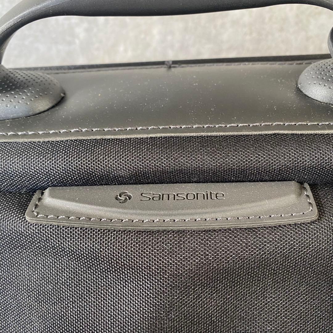 サムソナイト ガーメントケース ビジネスバッグ 2way ショルダー 黒 大容量