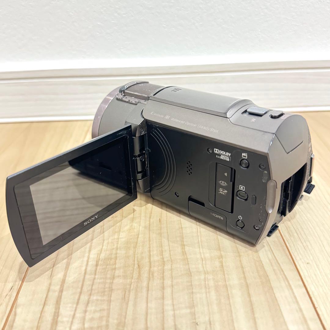 【良品】　SONY ソニー　4Kビデオカメラ FDR-AX45 Wi-Fi対応