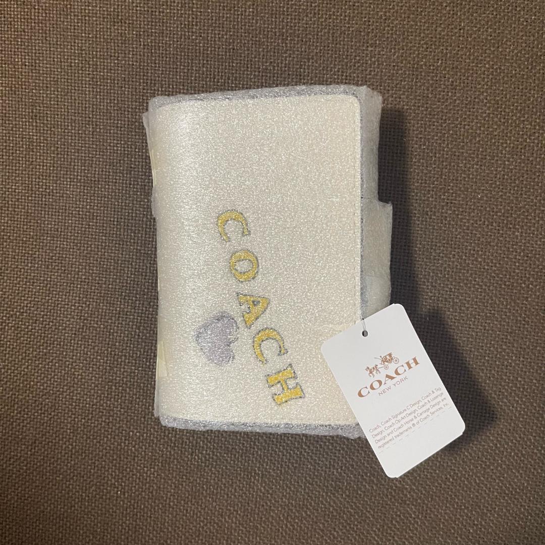 COACH ミディアム コーナー ジップ ウォレット・スケッチ プリント