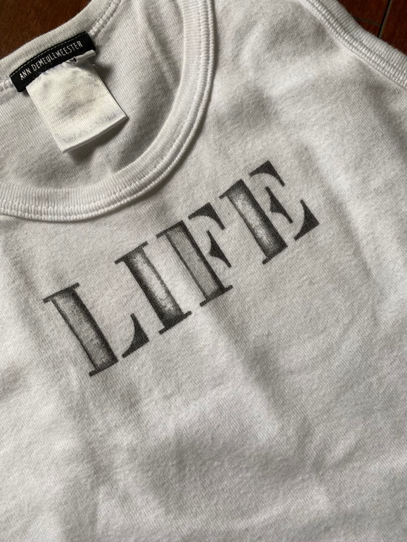 ANN DEMEULEMEESTER 本人期07aw Tシャツ