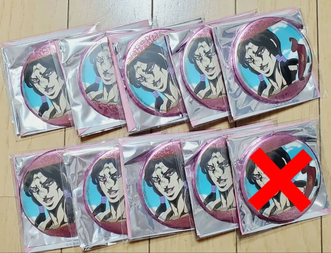 ジョジョの奇妙な冒険 アニメ10周年記念展 場面写缶バッジ 缶バッチ