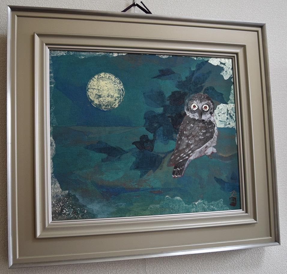 文化勲章受章作家 加山又造 日本画直筆作品