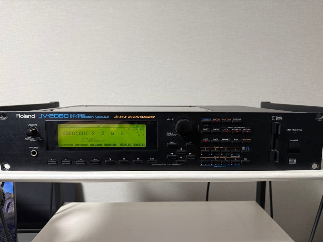 Roland JV-2080 【超貴重拡張カード3枚付き】