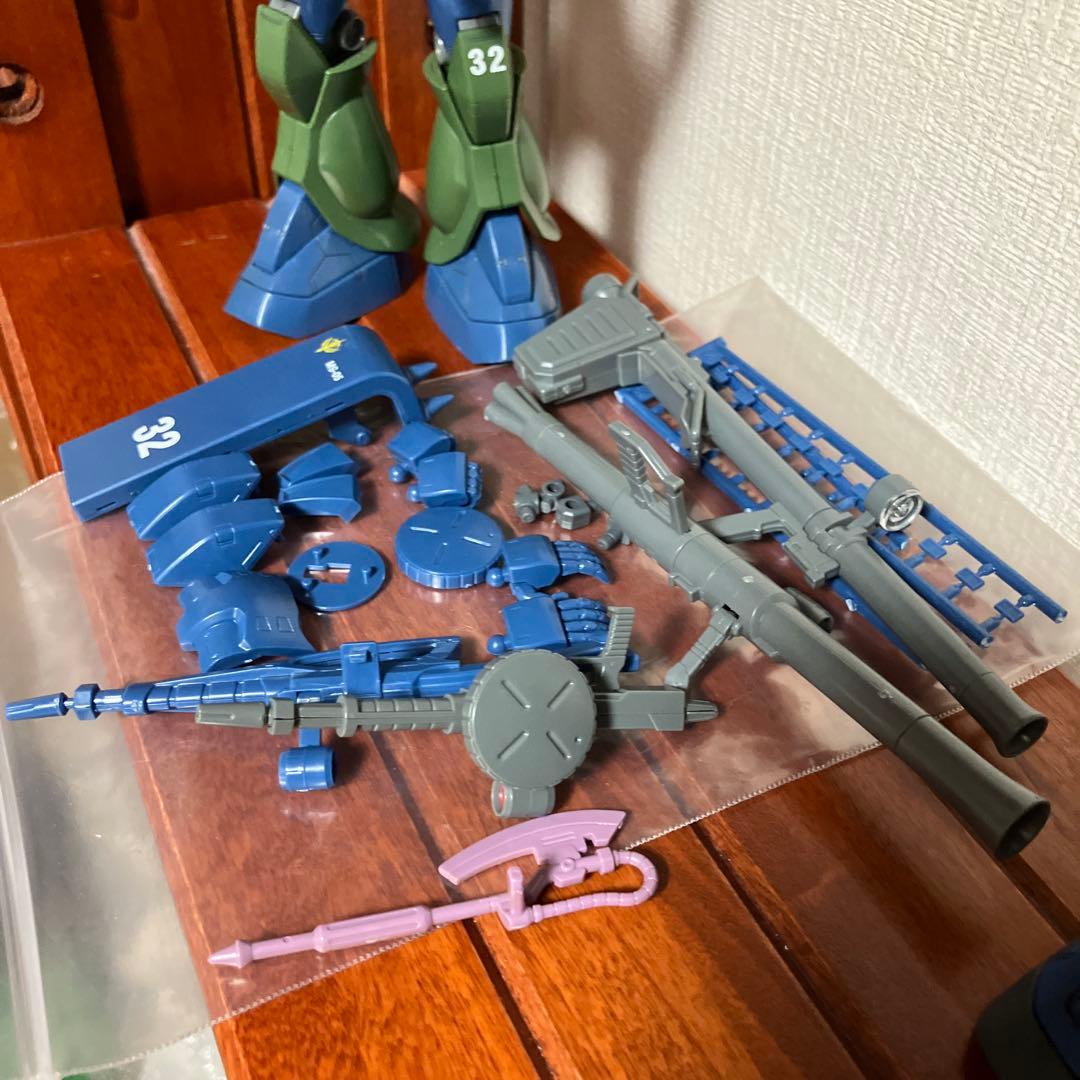 【ジャンク】MG ザクI：ランバ・ラル専用機、黒い三連星、旧ザク