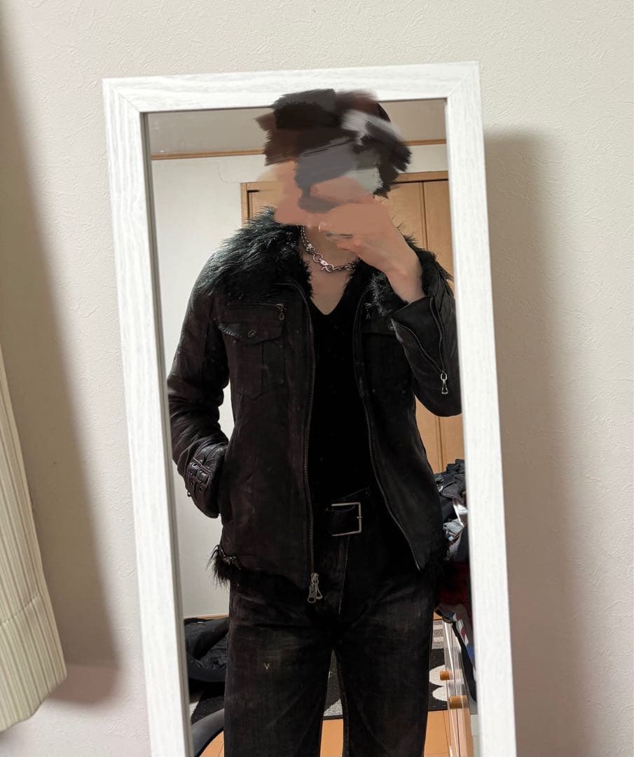 in the attic coated fur jacket 平成 y2k - メルカリ