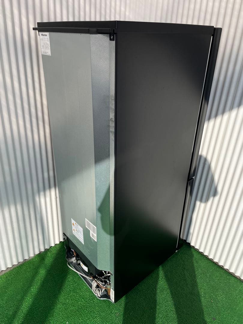 829 ハイセンス おしゃれブラック 2ドア冷蔵庫 一人暮らし 単身 取説付き