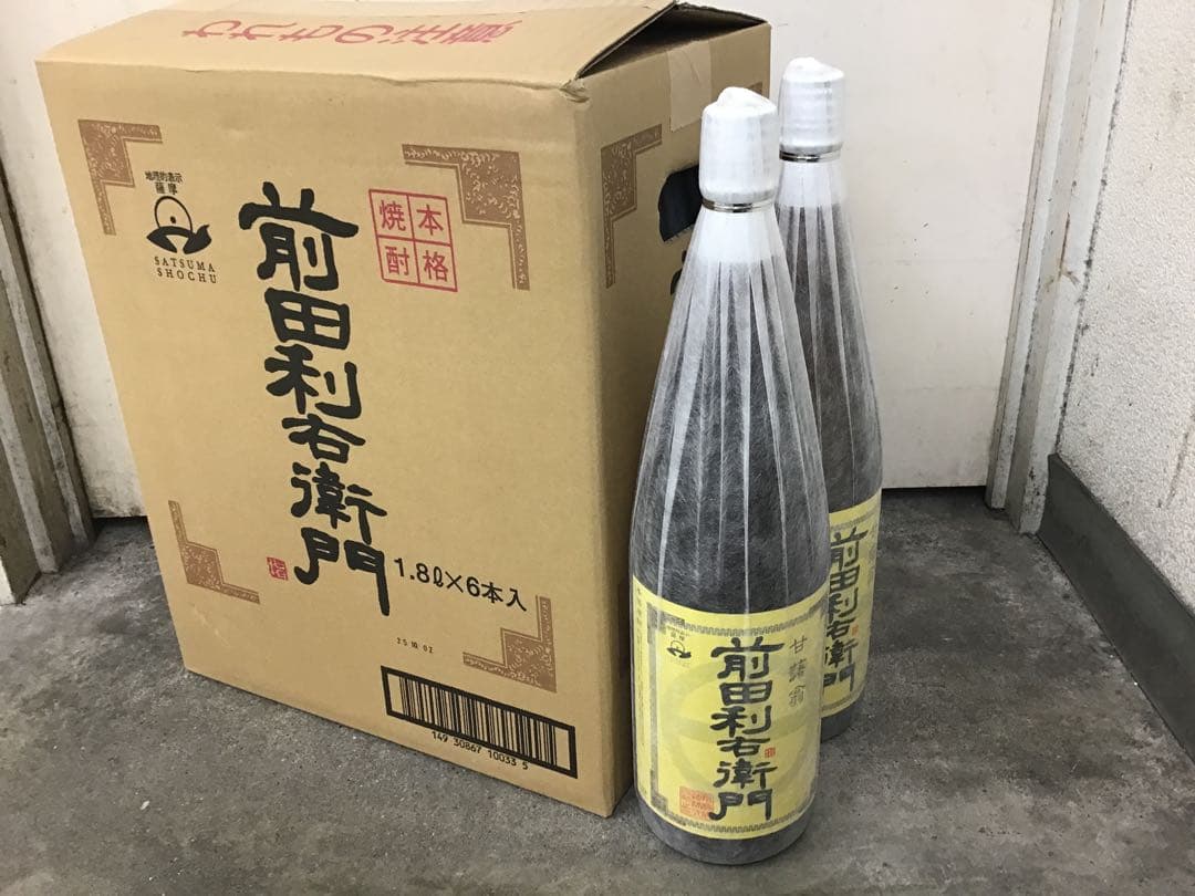 指宿酒造】前田利右衛門 1．8L 1ケース（6本入）