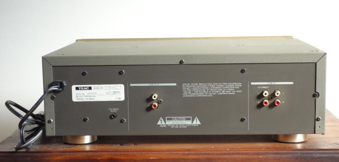 TEAC V-6030S カセットデッキ ジャンク TEAC カセットデッキV-6030S