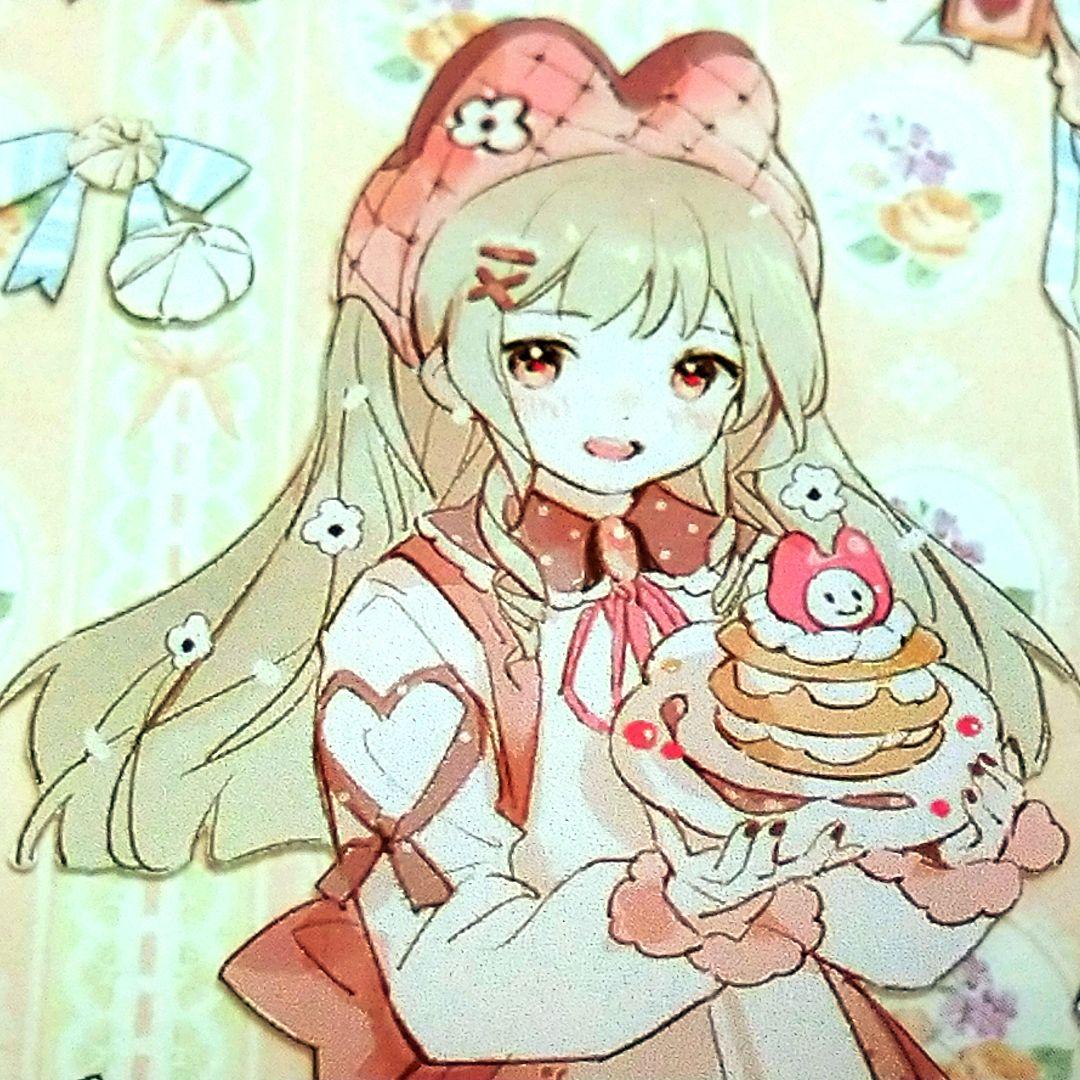 J391＃可可艾艾(PET)Menu切り売り海外人物マステ女の子