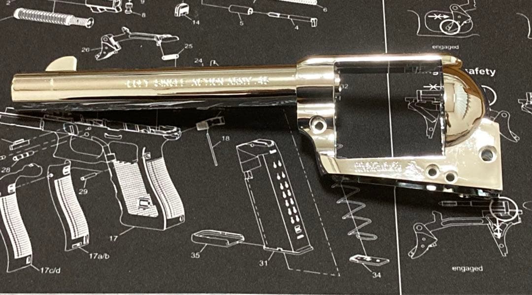 新品 未使用 ハートフォード SAA シルバー アーティラリー バレルフレーム