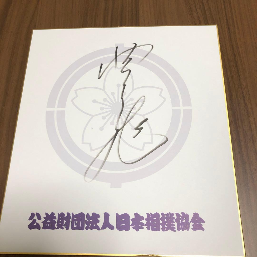 横綱 豊昇龍 直筆サイン色紙 - メルカリ