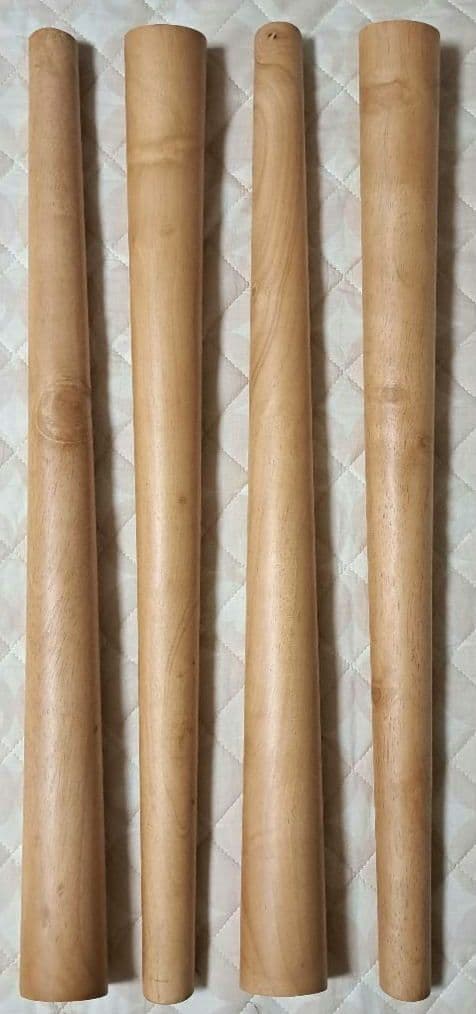 Muji 無印良品 オーク材 ダイニングテーブル 丸脚 廃盤 カスタム品 北欧風