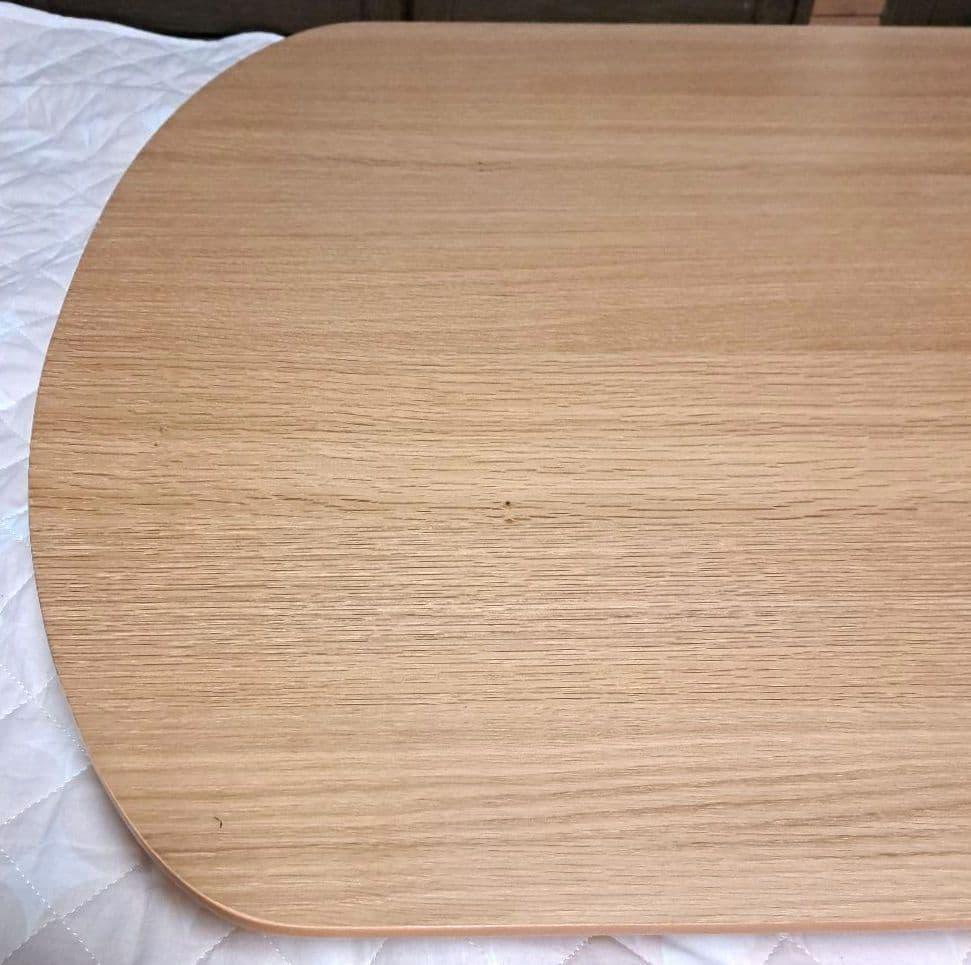 Muji 無印良品 オーク材 ダイニングテーブル 丸脚 廃盤 カスタム品 北欧風