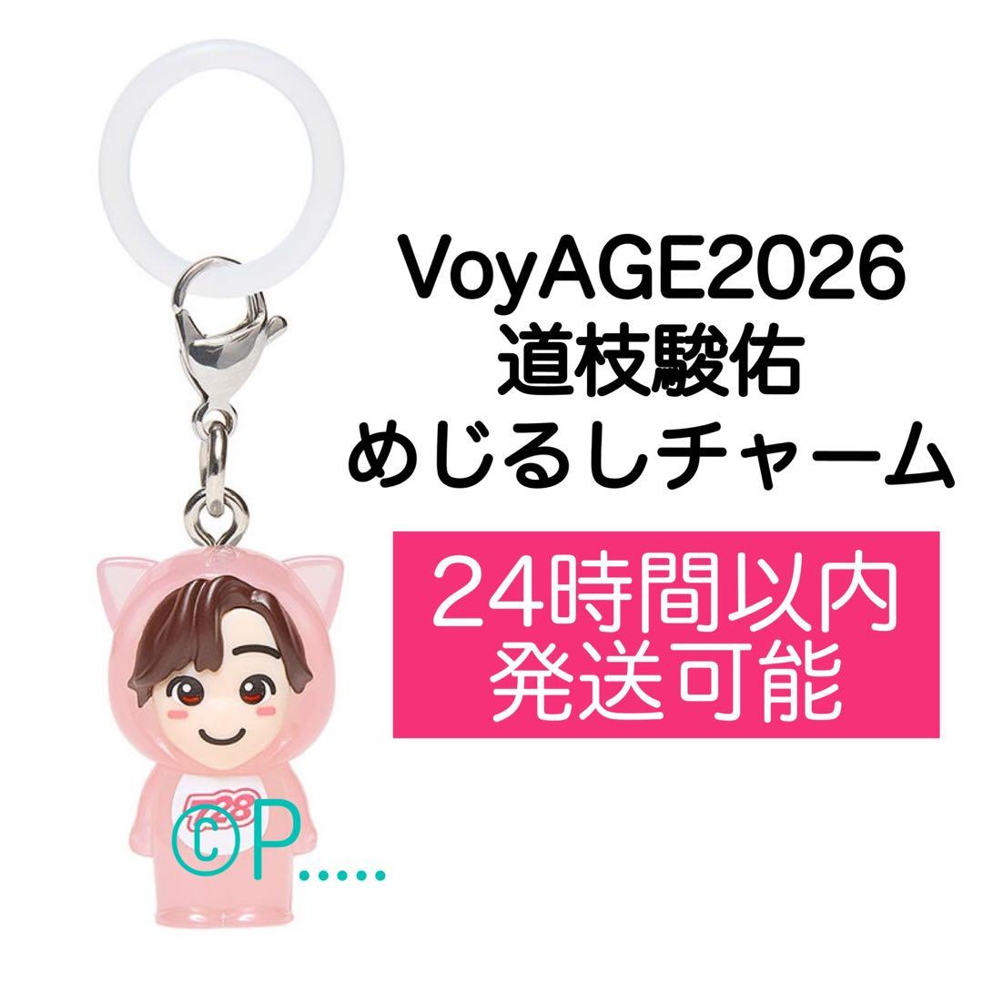 なにわ男子VoyAGE 2026 道枝駿佑 めじるしチャーム キーホルダー 本体