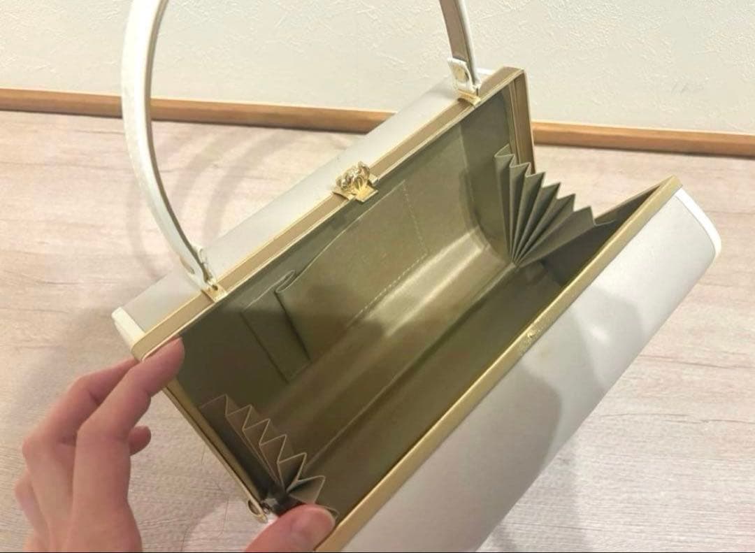 花柄刺繍 和装用バッグと下駄セット