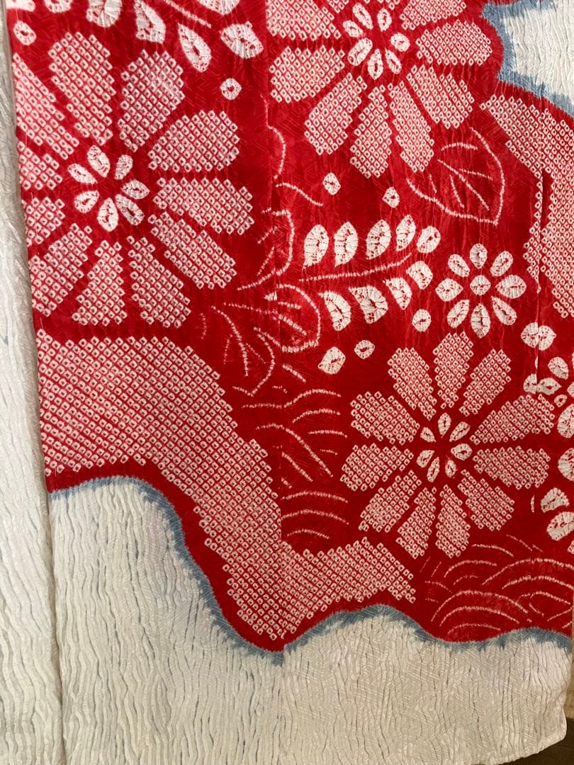 ちー様 希少手絞り」正絹 杢目の総絞り振袖 - メルカリ